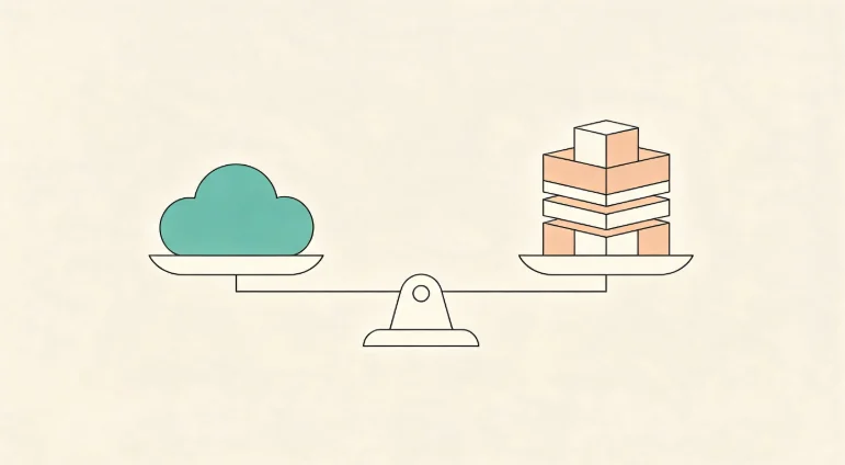 WgetCloud 品牌插画:云与线路的矢量意象,第三方整理页配图